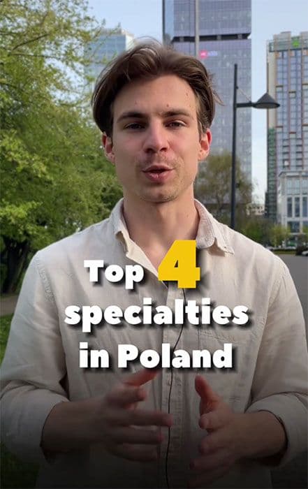 Top 4 specialisations in universities in Poland