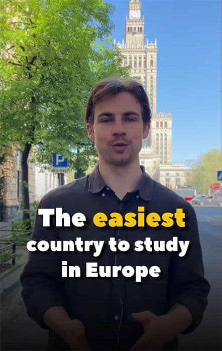 The easiest country to study in Europe