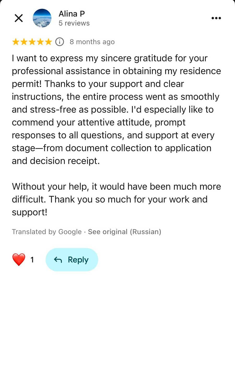 Student feedback 🇺🇸